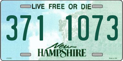 NH license plate 3711073