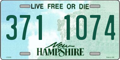 NH license plate 3711074