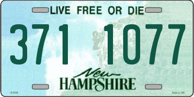 NH license plate 3711077