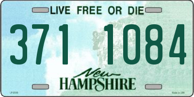 NH license plate 3711084