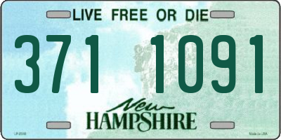 NH license plate 3711091