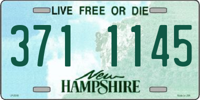 NH license plate 3711145