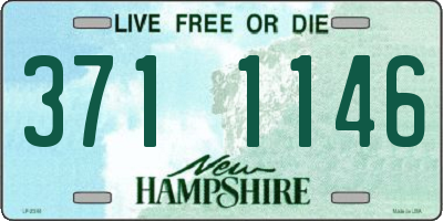 NH license plate 3711146