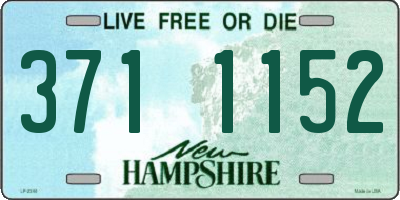 NH license plate 3711152