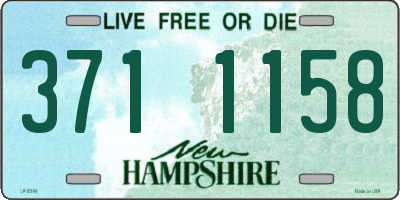 NH license plate 3711158