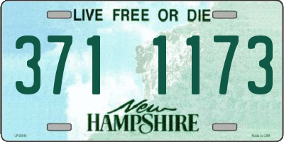 NH license plate 3711173