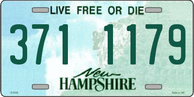 NH license plate 3711179