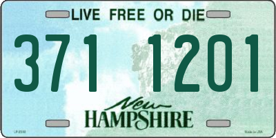 NH license plate 3711201