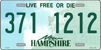 NH license plate 3711212