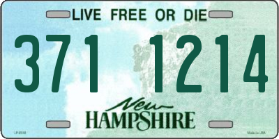 NH license plate 3711214