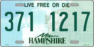 NH license plate 3711217