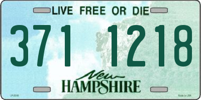 NH license plate 3711218