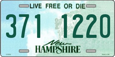 NH license plate 3711220