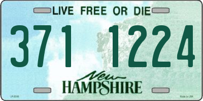 NH license plate 3711224