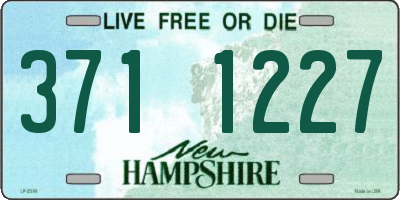 NH license plate 3711227