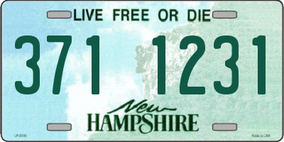 NH license plate 3711231