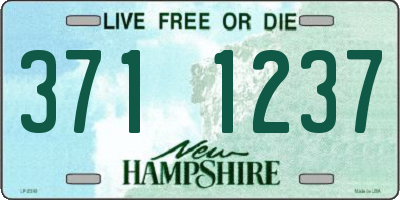 NH license plate 3711237