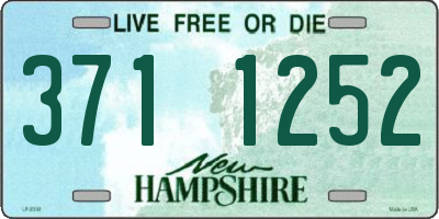 NH license plate 3711252