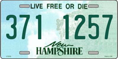NH license plate 3711257