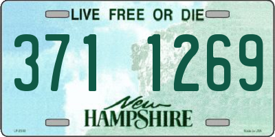 NH license plate 3711269