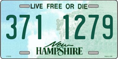 NH license plate 3711279