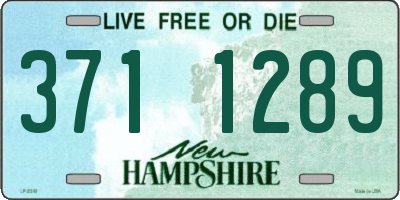 NH license plate 3711289