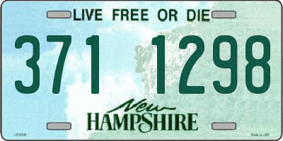NH license plate 3711298