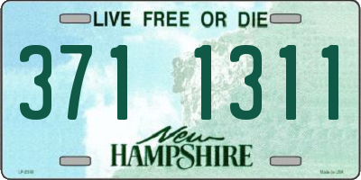 NH license plate 3711311