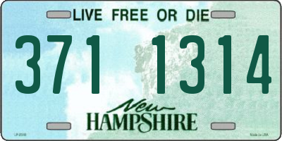 NH license plate 3711314