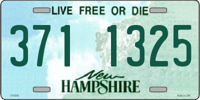 NH license plate 3711325