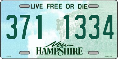 NH license plate 3711334