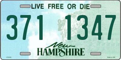 NH license plate 3711347