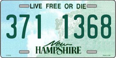 NH license plate 3711368