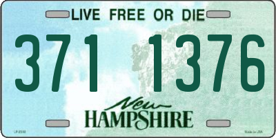 NH license plate 3711376