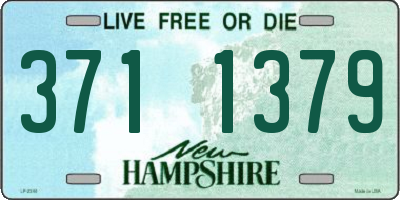 NH license plate 3711379