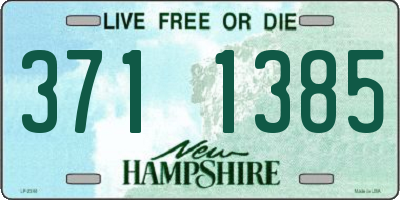 NH license plate 3711385