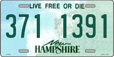 NH license plate 3711391