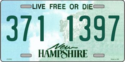 NH license plate 3711397