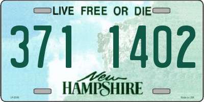 NH license plate 3711402