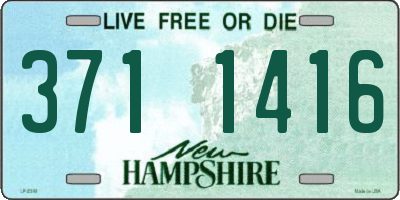 NH license plate 3711416