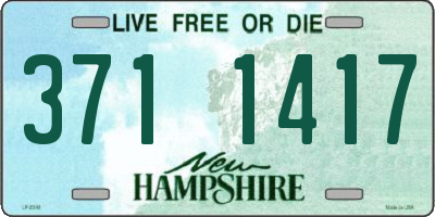 NH license plate 3711417