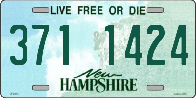 NH license plate 3711424