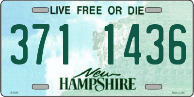 NH license plate 3711436