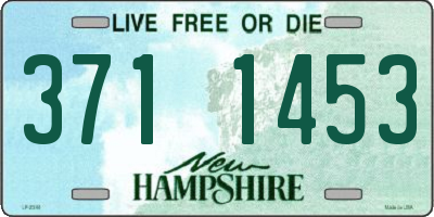 NH license plate 3711453