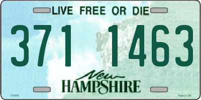 NH license plate 3711463