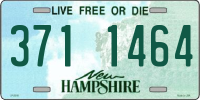 NH license plate 3711464