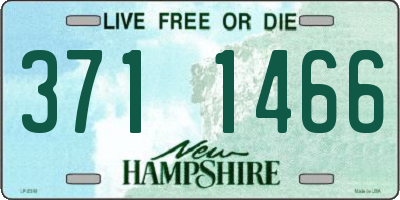 NH license plate 3711466