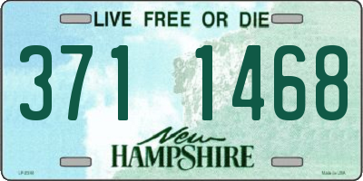 NH license plate 3711468