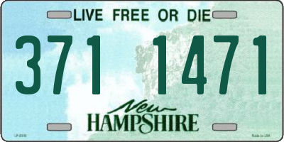 NH license plate 3711471