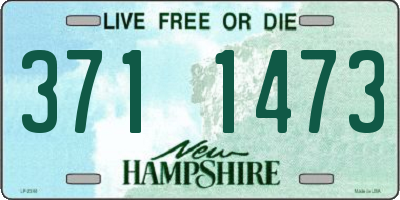 NH license plate 3711473